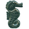 30x50mm Blackstone SEAHORSE Pendant/Focal Bead