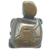 12x18mm Brown Serpentine TURTLE Animal Fetish Bead