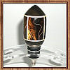 Gaboon Ebony, Holly & Marbled Celluloid Stainless Steel Wine Bottle Stopper ~ JBC Woodcraft®