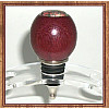 Purpleheart & Ocean Jasper Stainless Steel Wine Bottle Stopper ~ JBC Woodcraft®