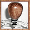 Exotic Goncalo Alves (Tigerwood) Stainless Steel Wine Bottle Stopper ~ JBC Woodcraft®