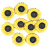 5/8"  Favorite Findings Nylon *Sunny Flowers* (Loop-Back) BUTTONS
