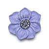 1"  La Mode Hand Painted Polyresin  *Anemone* (Loop-Back) Flower BUTTONS