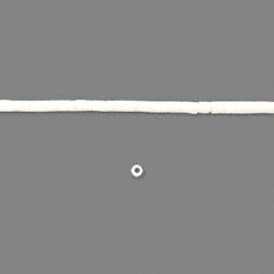 22" Strand, 3x3.5mm Block White Jasper (Simulated) HESHI Beads
