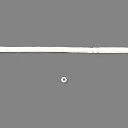 22" Strand, 3x3.5mm Block White Jasper (Simulated) HESHI Beads