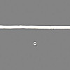 22" Strand, 3x3.5mm Block White Jasper (Simulated) HESHI Beads
