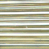 CZECH #30 (2x30mm) BUGLE BEADS: Transparent Silver-Lined