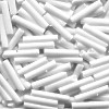 CZECH #5 2x11mm (1/16" x 7/16") BUGLE BEADS - Opaque White