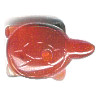 12x20mm Carnelian TURTLE Animal Fetish Bead