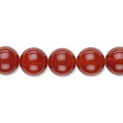 10mm Carnelian Agate ROUND Beads