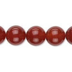 12mm Carnelian Agate ROUND Beads