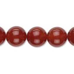 12mm Carnelian Agate ROUND Beads