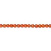 3mm Carnelian Agate ROUND Beads - 8" Strand