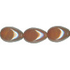 17x19mm Carnelian TEARDROP/EGG Beads