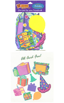 Colorbok® Remember When® *Birthday* Paper DIE CUTS