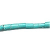 2mm Reconstituted Blue Turquoise HESHI Beads - 18" Strand