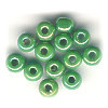 5mm Apple Green Rainbow Luster French Glass "E" BEADS (Rocaille)