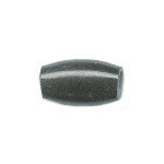 1/2" Black Horn HAIRPIPE TUBE Beads