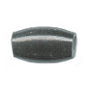 1/2" Black Horn HAIRPIPE TUBE Beads