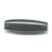 1" Black Horn HAIRPIPE TUBE Beads