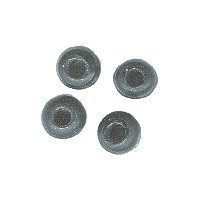 6mm Black Horn ROUND Beads