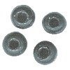 6mm Black Horn ROUND Beads