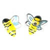 20x20mm Hand Painted Ceramic BUMBLE BEE Bead