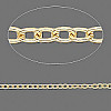 16" Unfinished Gold Plated 3mm Oval Cable CHAIN