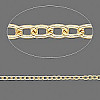 24" Unfinished Gold Plated 3mm Oval Cable CHAIN