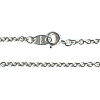 36" Finished Stainless Steel 3mm Round CABLE CHAIN Necklace with Spring Clasp