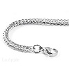 20" Finished Stainless Steel 2mm FOX TAIL CHAIN Necklace with Lobster Claw Clasp