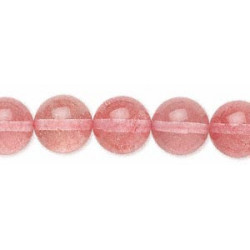8mm Cherry Quartz ROUND Beads