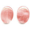 13x18mm Cherry Quartz SCARAB, BEETLE Beads