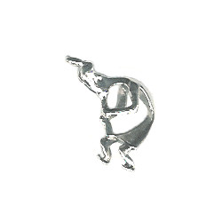 11x28mm Cast Pewter 3-D Kokopelli Charm