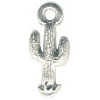 3/4" Silvertone Cast Pewter Cactus Charm