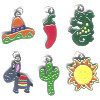 *FIESTA* Enameled Metal Charm Assortment