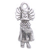 8x20mm (3/4") Silvertone Cast Pewter Kachina Charm