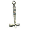 10x25mm Antiqued Silvertone Cast Pewter Tomahawk Charm