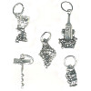 *VINO 4* Silvertone Cast Pewter Charm Assortment