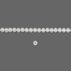 2mm Crystal Rock Quartz ROUND Beads - 16" Strand