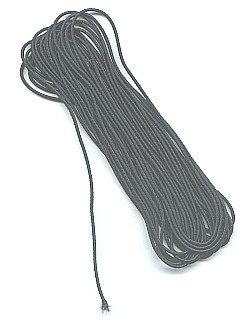 3 ft. Black 1mm ELASTIC BEADING CORD