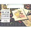 STRATHMORE® #105-12:  5" x 6-7/8" Blank Folding CARDS & ENVELOPES - Palm Beach White (Ivory)