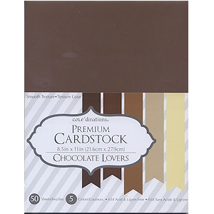 Core'dination® 8.5x11 "Chocolate Lovers" Premium CARDSTOCK Assortment #GX-2200-05