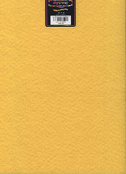 Stick-It-Felt® 9" x 12" (Stiffened) Self-Adhesive CRAFT FELT Sheet - Yellow