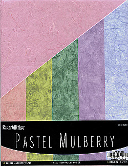 Paperbilities® 8½ x 11 *Pastel Mulberry* Textured DECORATIVE CRAFT PAPER Assortment