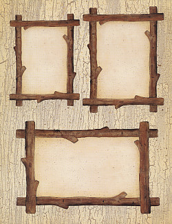 Provo Craft® 8½ x 11 *Twig Mini Frames* DECORATIVE CRAFT PAPER Sheet