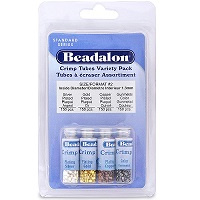 BEADALON® 600 pc. Assorted CRIMP TUBES Variety Pack #2