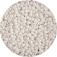 Czech Jablonex 11/o SEED BEADS - Opaque White