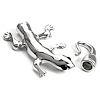 Jewelry Basics® Silvertone 3/4"W x 1-1/4" L  Lizard  Design Cord End Cap Hook CLASP
