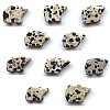 8x12mm Dalmation Jasper ZUNI BEAR Beads